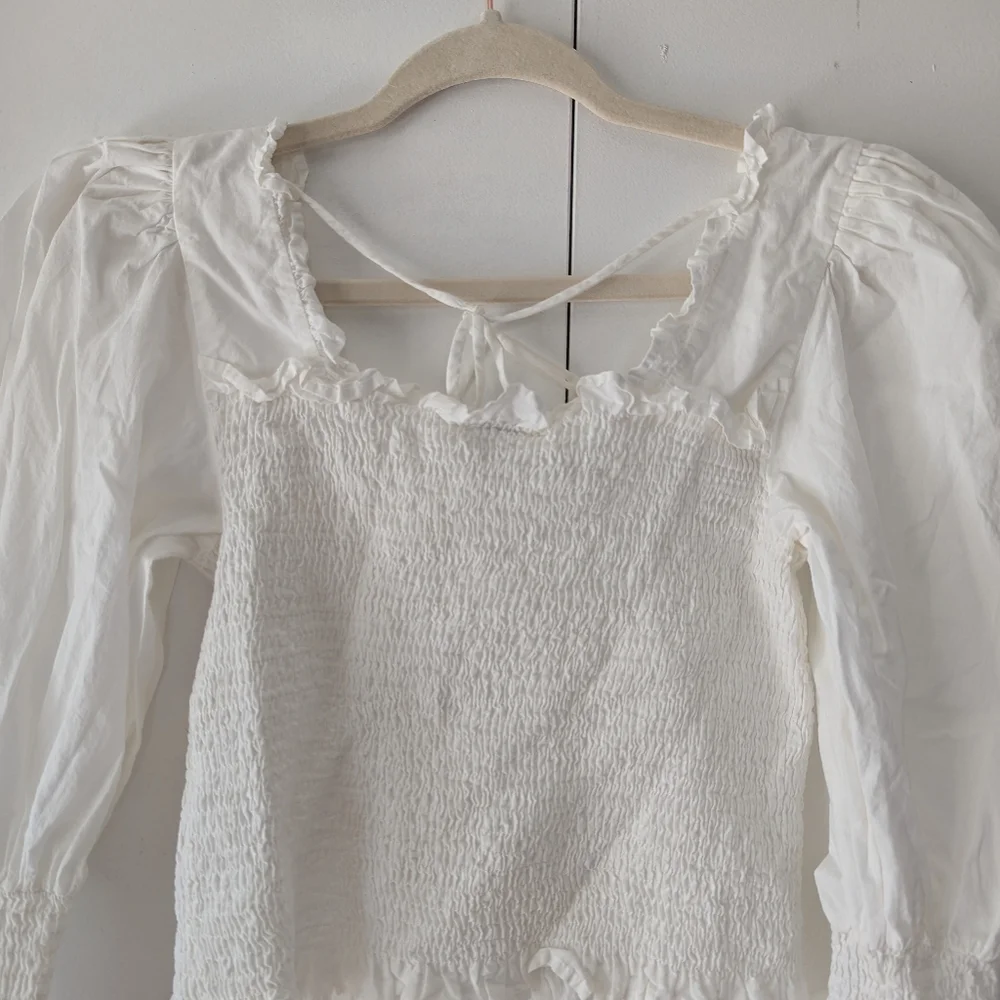 TopShop Smock Blouse - Picture 3 of 5